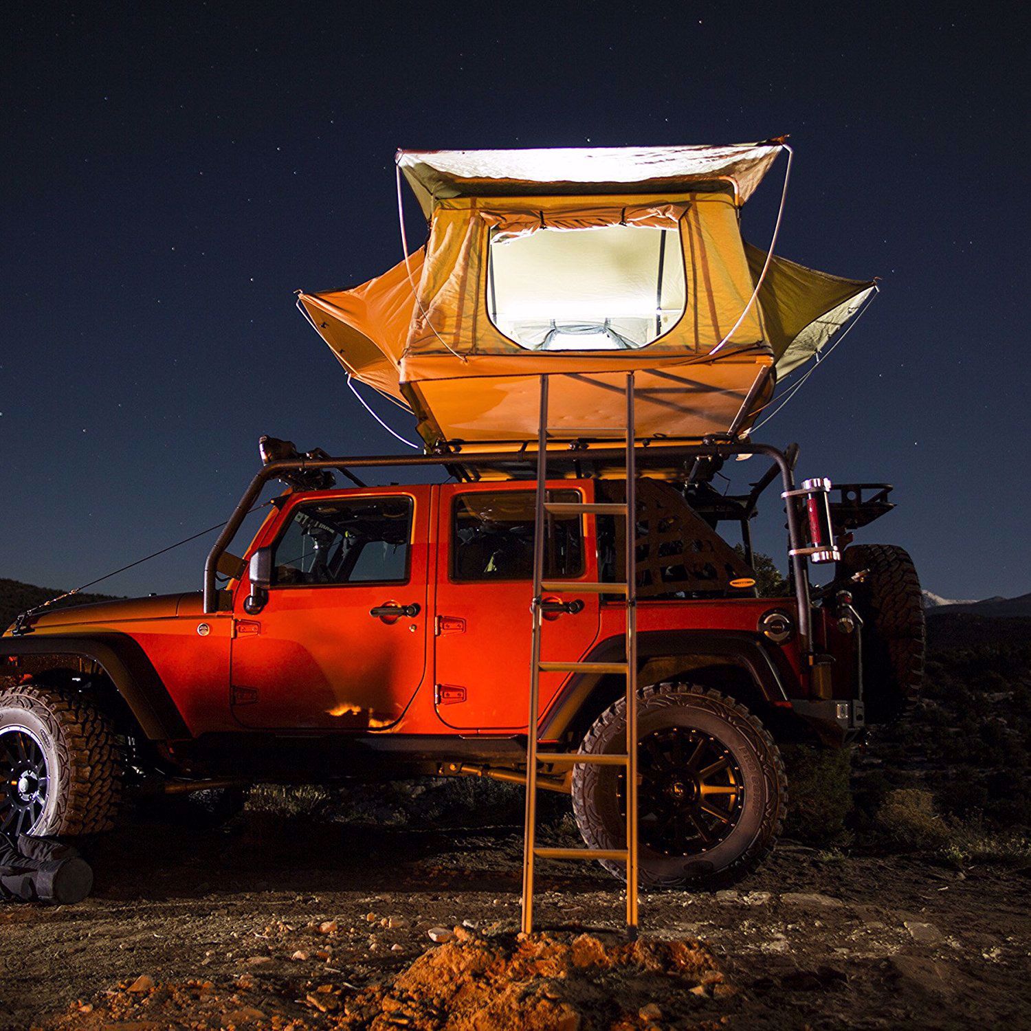 Alldogs Offroad Coop. Smittybilt 2783 Overlander Folding Rooftop Tent