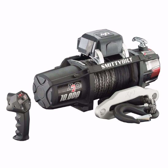 Picture of Smittybilt 98510 X20 10k Winch w/ Synthetic Rope