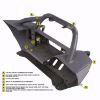 Picture of Smittybilt 76807 JK Jeep Wrangler XRC Gen2 Front Bumper w/ Winch Plate