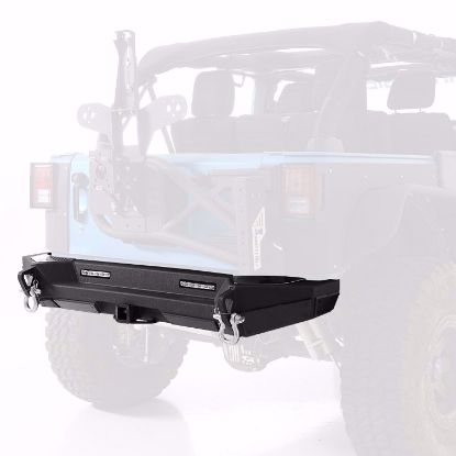 Picture of Smittybilt 76858 JK Jeep Wrangler XRC Gen2 Rear Bumper w/ Receiver