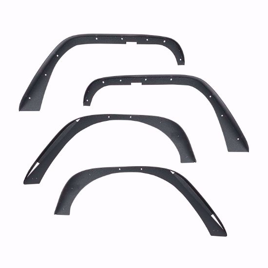 Picture of Smittybilt 76837 JK Jeep Wrangler XRC Steel Fender Flares Kit