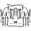 Picture of Icon K22018 JL Jeep Wrangler Stage 8 2.5" Suspension Lift Kit