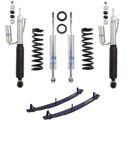 Picture of Bilstein 6112 & 5160 2nd Gen Nissan Xterra Suspension Lift Kit, Light Load