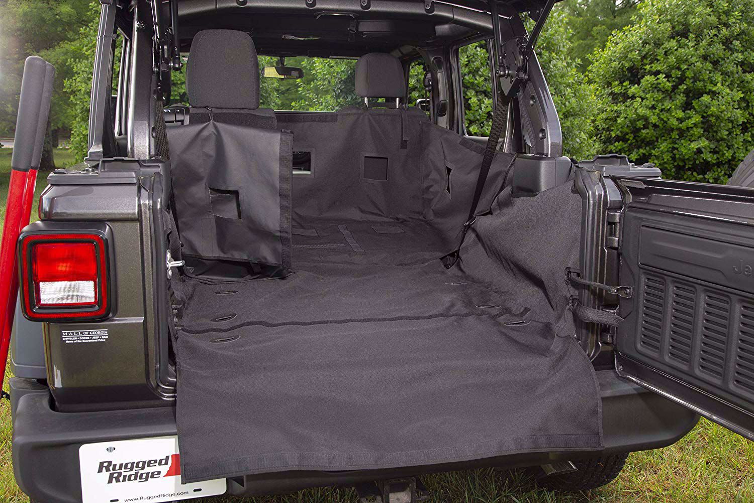 Alldogs Offroad Coop. Rugged Ridge  Jeep JL Wrangler Unlimited C3  Rear Dog Hauling Cargo Carrier