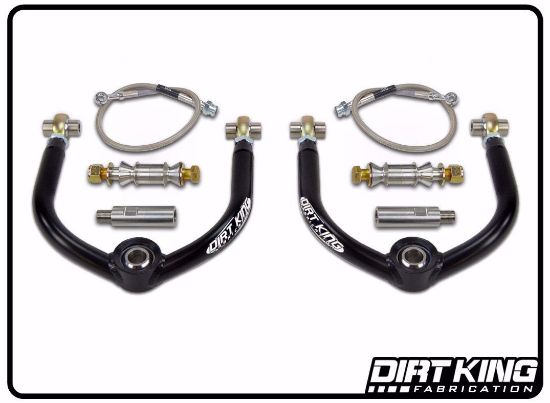 Picture of Dirt King DK-702924 Titan Swap Upper Control Arms Kit w/ Extensions & Brakelines