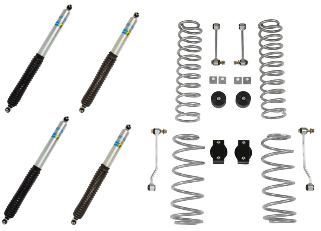 Alldogs Offroad Coop. Alldogs Offroad Complete Lift Kit w/ Bilstein 5100's  for JL Jeep Wrangler 4Dr