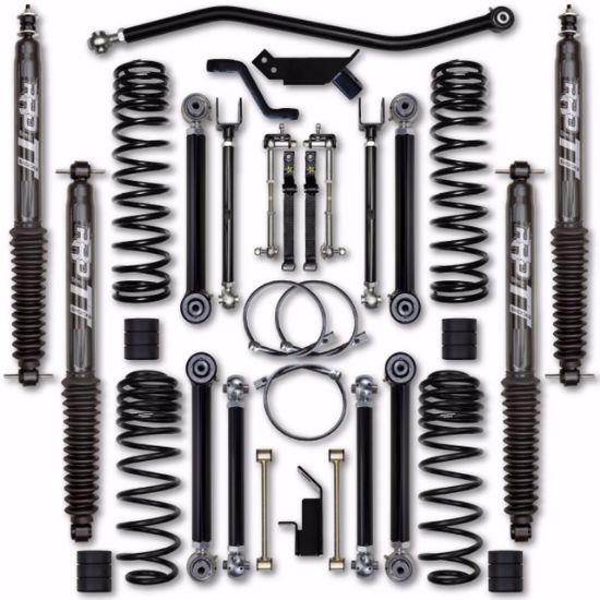 Picture of Rock Krawler TJ35XFSA-TT 3.5" X-Factor Short Arm Lift Kit for TJ Jeep Wrangler