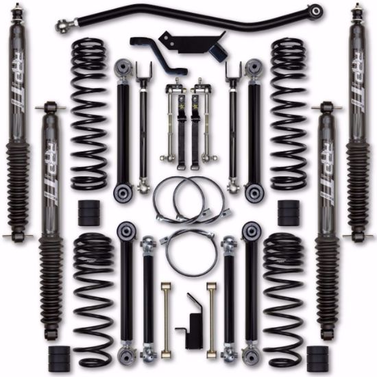 Picture of Rock Krawler TJ35XFSA-TT 3.5" X-Factor Short Arm Lift Kit for TJ Jeep Wrangler