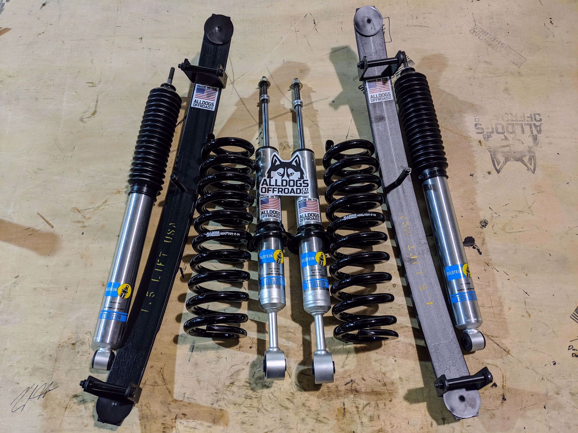 Alldogs Offroad Coop. Alldogs Offroad Complete Lift Kit w/ Bilstein