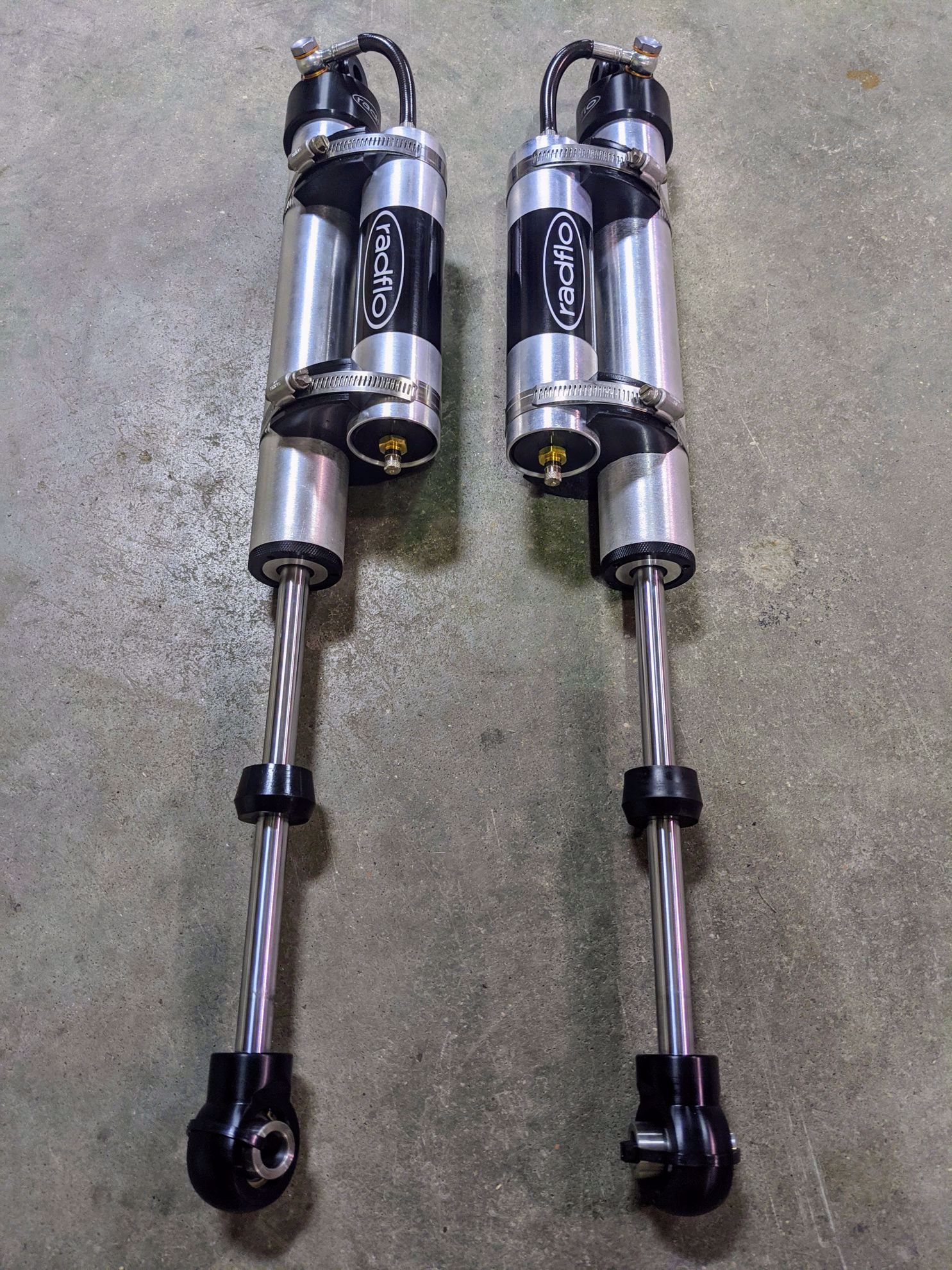 Alldogs Offroad Coop. Radflo Rear Shocks with Remote Reservoir for 2nd