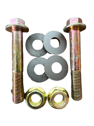 Picture of Replacement Lower Shock Bolts + Weld Washers for 2nd Gen Nissan Frontier and Xterra