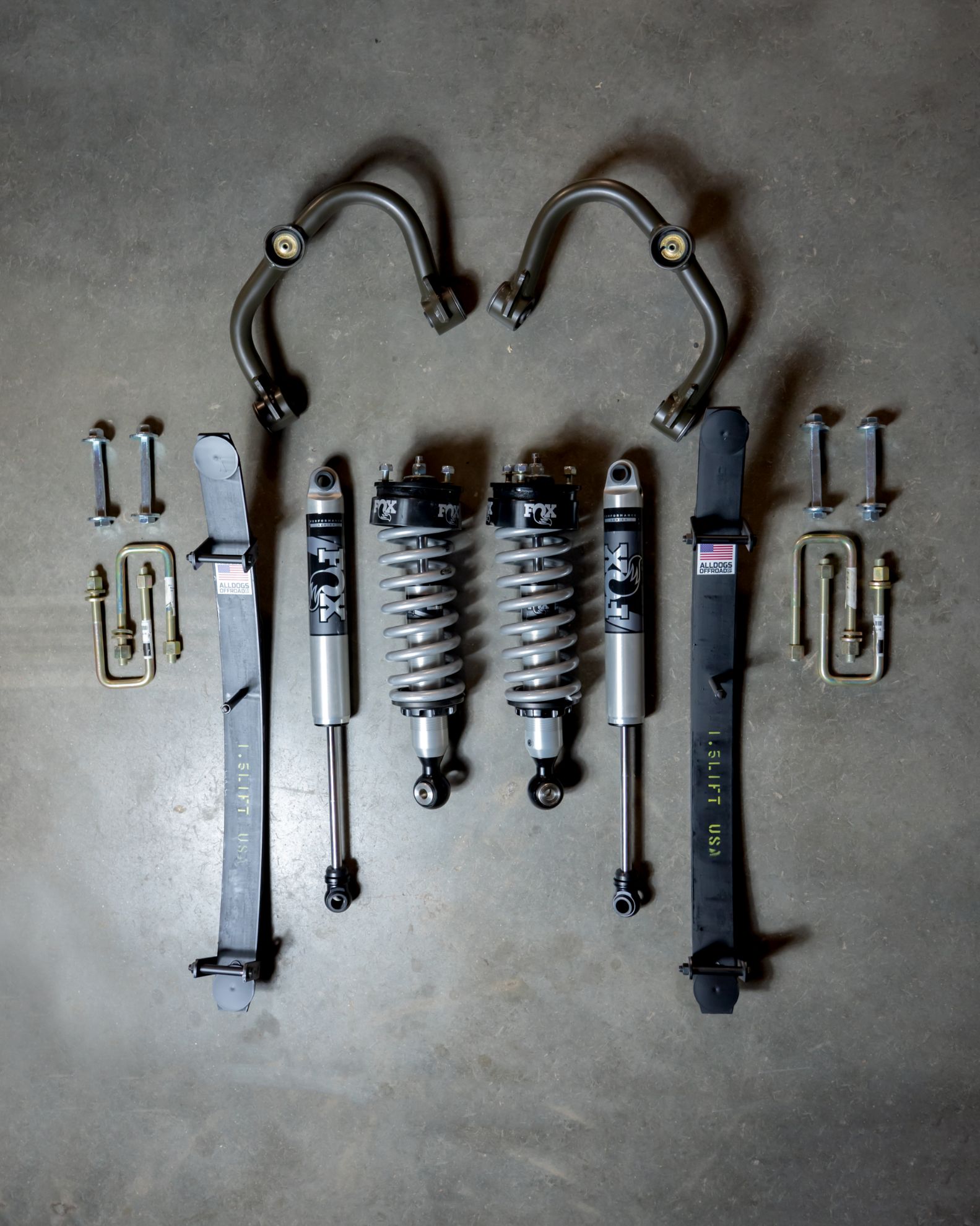 Alldogs Offroad Coop. ADO Enhanced Fox Extended Travel Lift Kit