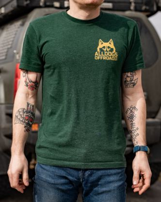 Picture of Alldogs Offroad Coop 2024 T-Shirt - Heather Forest Green