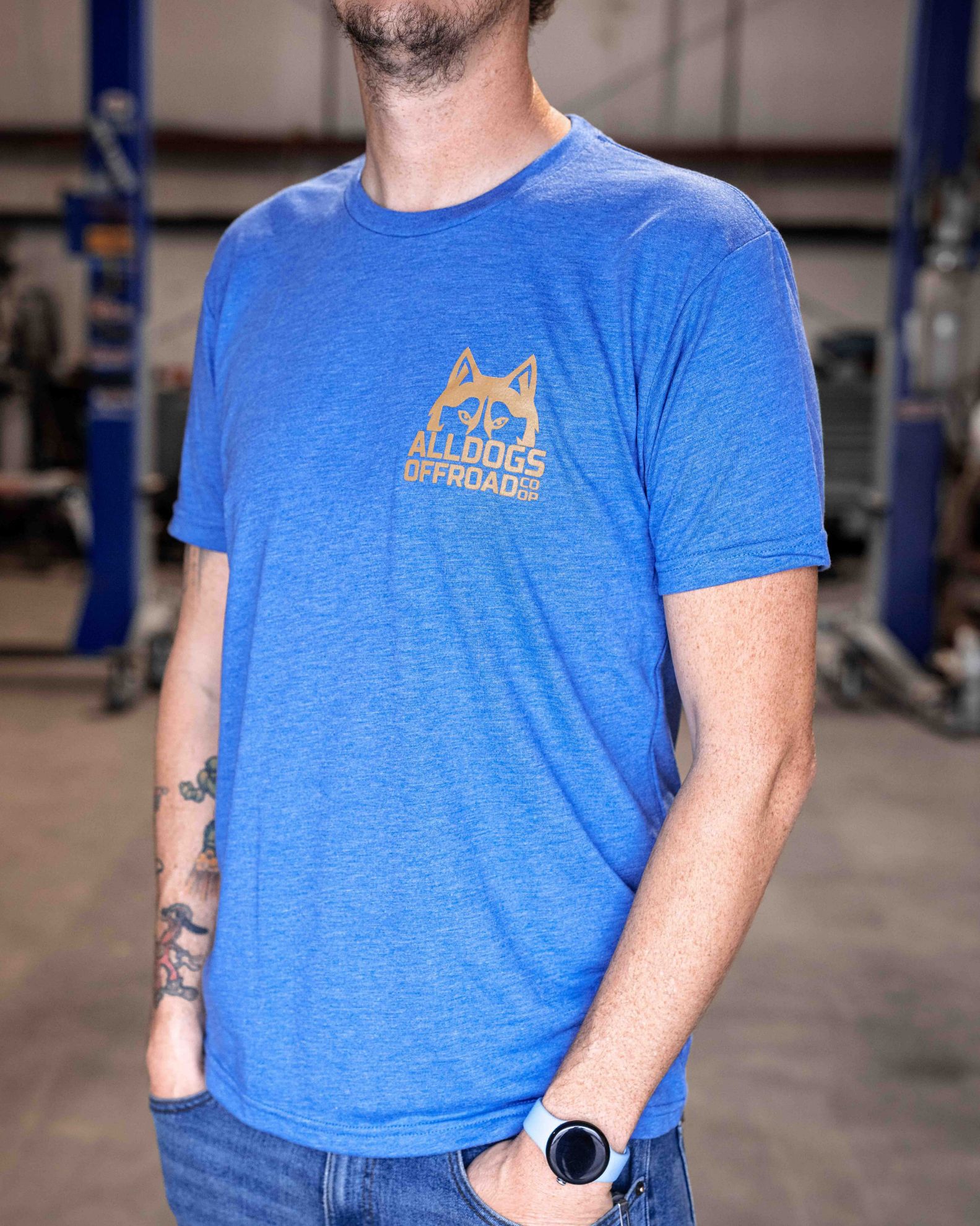 Alldogs Offroad Coop. Alldogs Offroad Coop 2025 T-Shirt - Light Blue