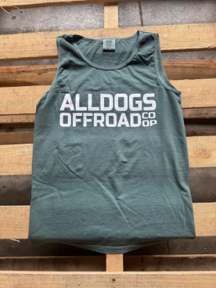 Picture of Alldogs Offroad Mens Garment Dyed Muscle Tank