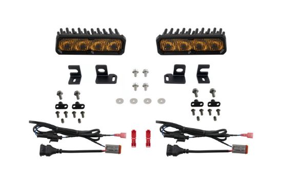Picture of Diode Dynamics SS6 LED Amber Fog Light Kit for 2024-2026 Toyota Tacoma