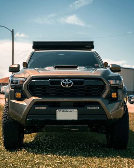Picture of Baja 686 Industries 2024+ Tacoma Diode Dynamics SS3 Led vent cover (ASA Matte Black)