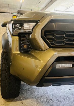 Picture of Baja 686 Industries 2024+ Tacoma DD SSC1 Led vent cover (ASA Matte Black)