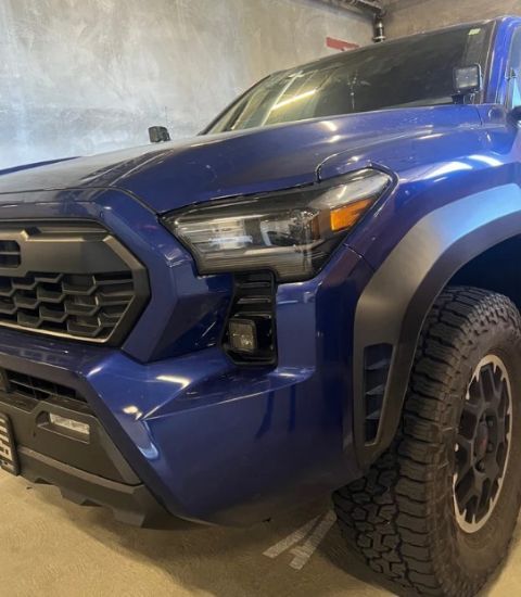 Picture of Baja 686 Industries 2024+ Tacoma Hella 2.7 in Led Vent Cover (ASA Matte Black)