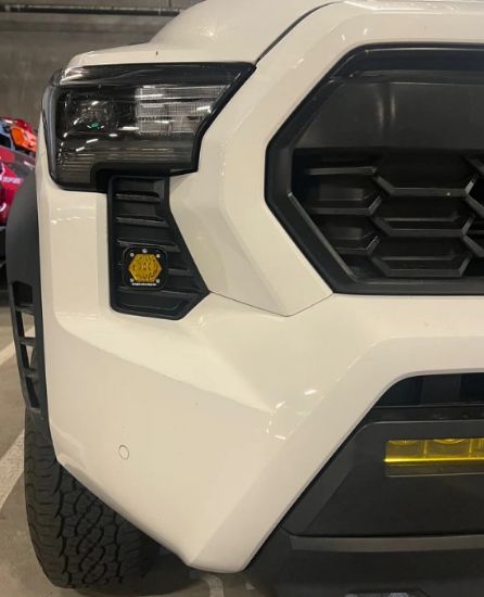 Picture of Baja 686 Industries 2024+ Tacoma Baja Designs S1 Led vent cover (Gloss Black)