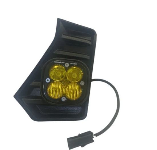 Picture of Baja 686 Industries 2024+ Tacoma Baja Designs Squadron Led Vent Cover (ASA Matte Black)